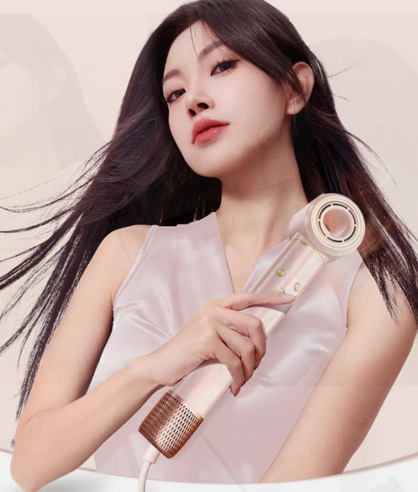 Hair dryer and styling nozzle